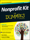 Cover image for Nonprofit Kit For Dummies